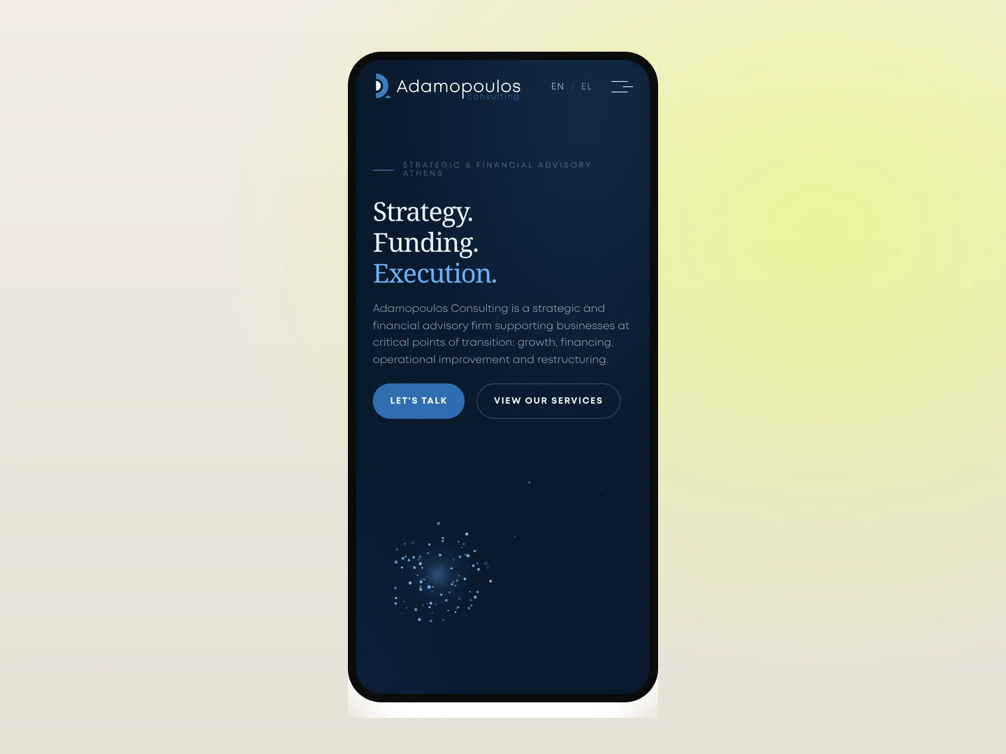Adamopoulos Consulting — mobile