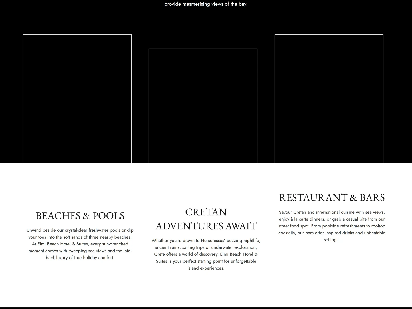 Elmi Suites — desktop