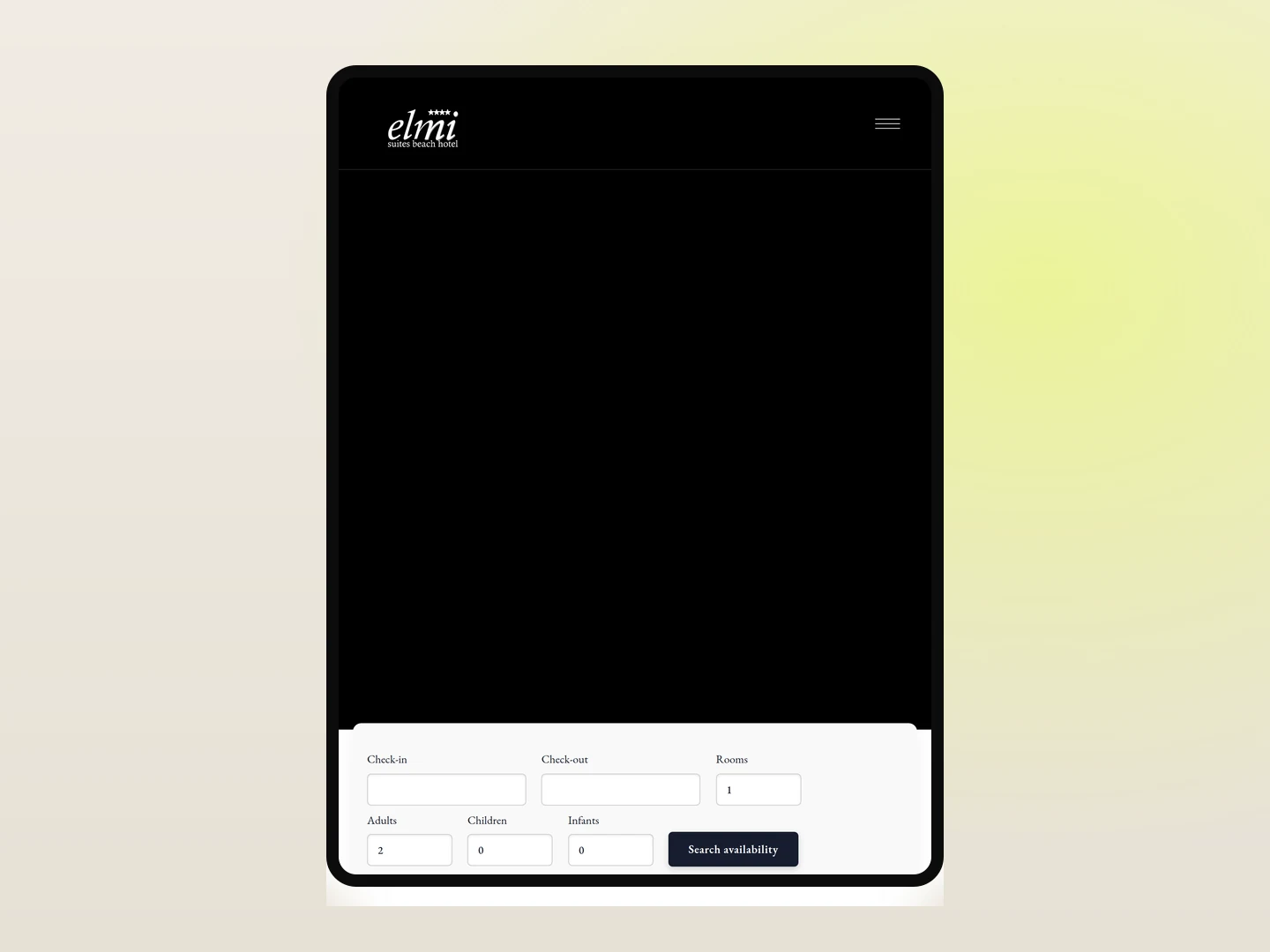 Elmi Suites — tablet